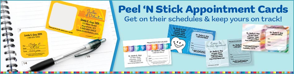 Peel 'N Stick Appointment Cards