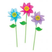 Happy Flower Pinwheels