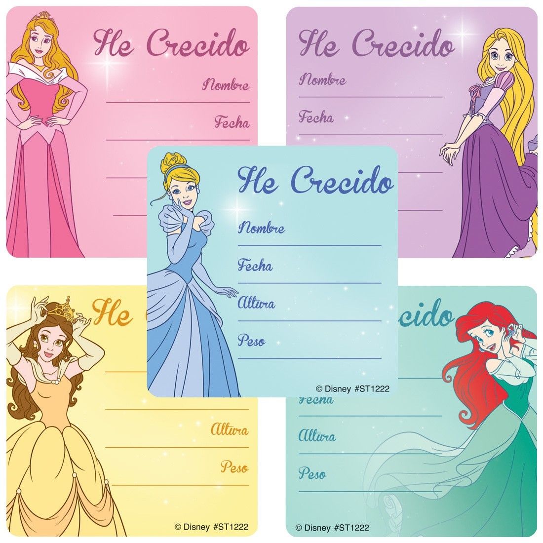 Disney Princess Spanish Patient Stickers - Stickers from SmileMakers