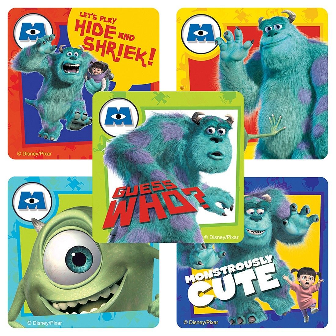 Monsters Inc Sticker Bundle Monsters Inc Sticker 