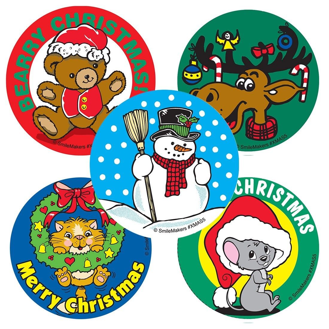 Christmas Favorites Stickers - Christmas Stickers from SmileMakers