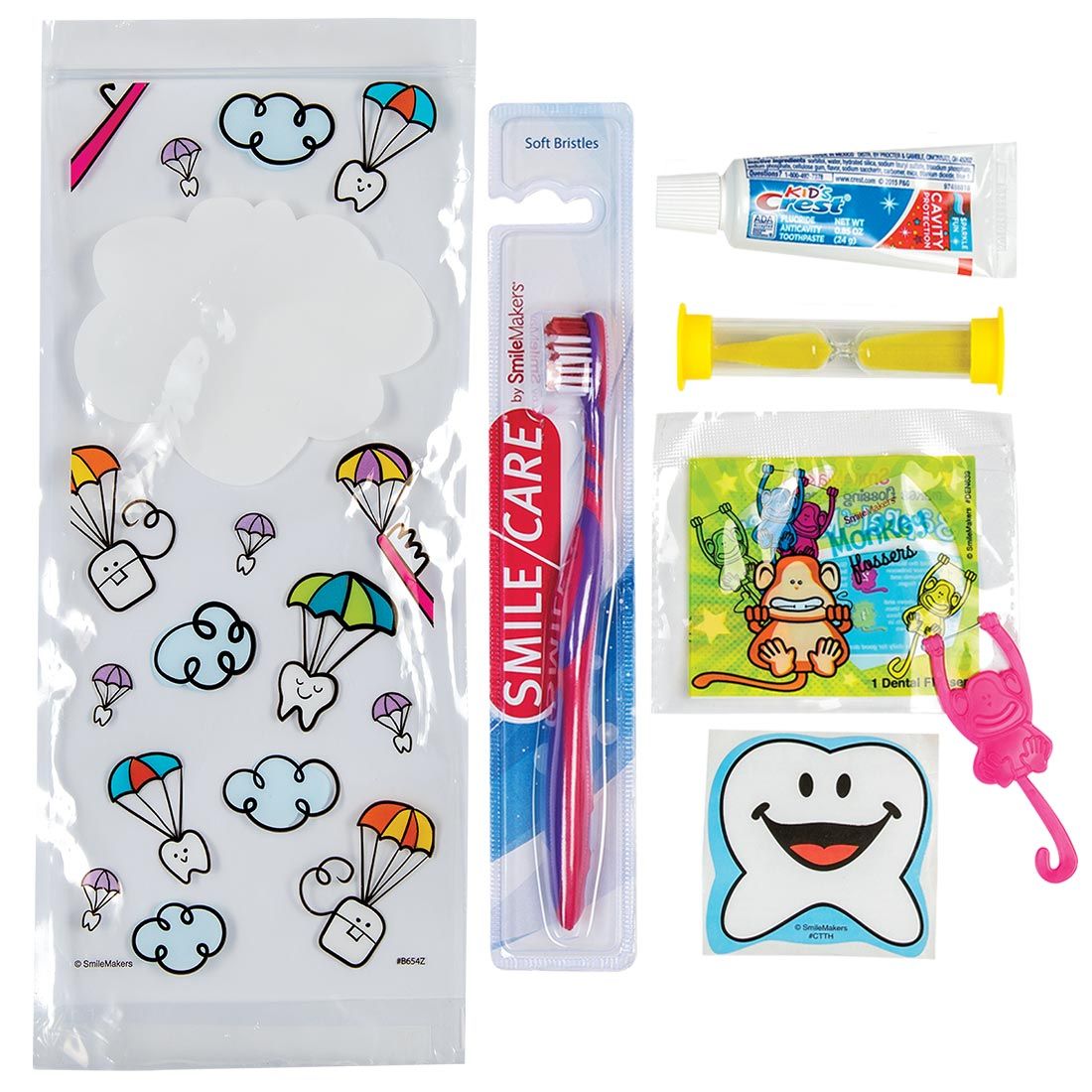 Dental Zipper Pouches (SmileMakers), Dental Product