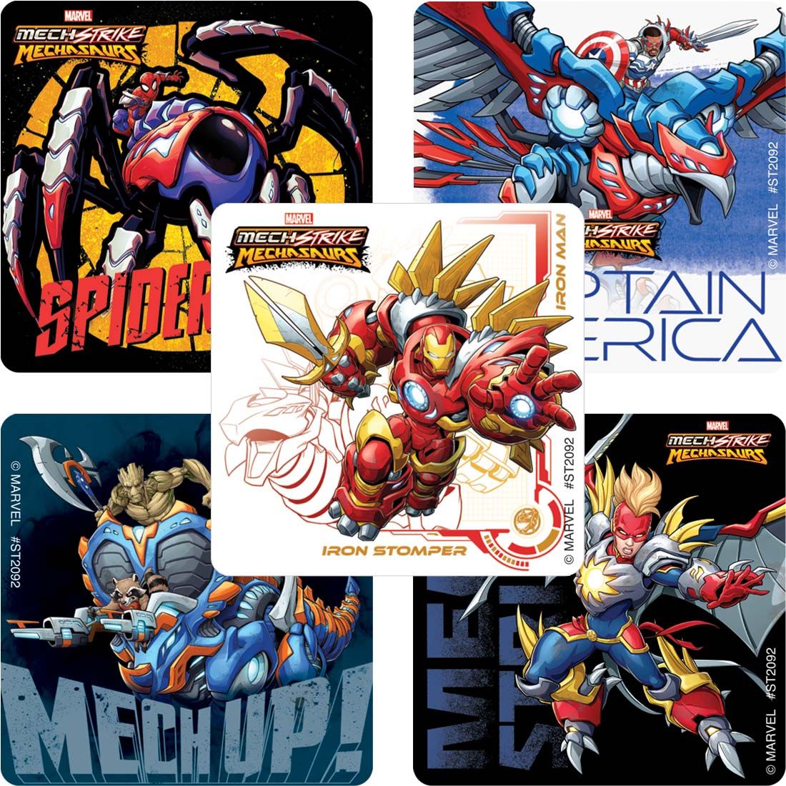 Assorted Marvel Characters Decal Kit