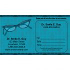 Custom Cat Eye Glasses Appointment Cards