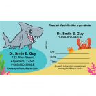 Custom Sea Life Pals Sticker Appointment Cards