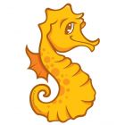 Sea Life Pals Sea Horse Wall Decal