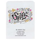 Custom Whimsical Smile Paper Bags - Small, Large, or Pharmacy