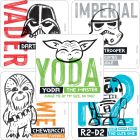 Star Wars Doodles Stickers