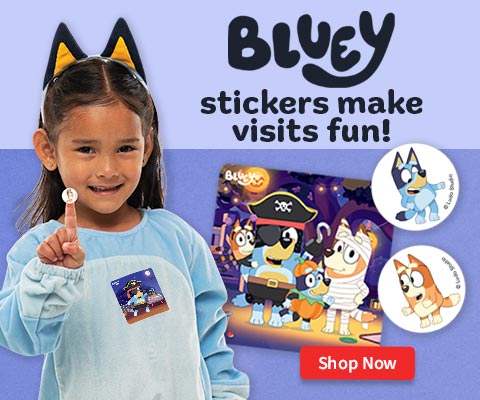 New Bluey Mini Dots Stickers