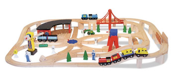 Wooden Train Set