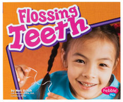 Flossing teeth