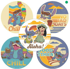 Stitch Aloha Stickers
