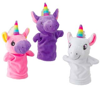 Plush Unicorn Puppets